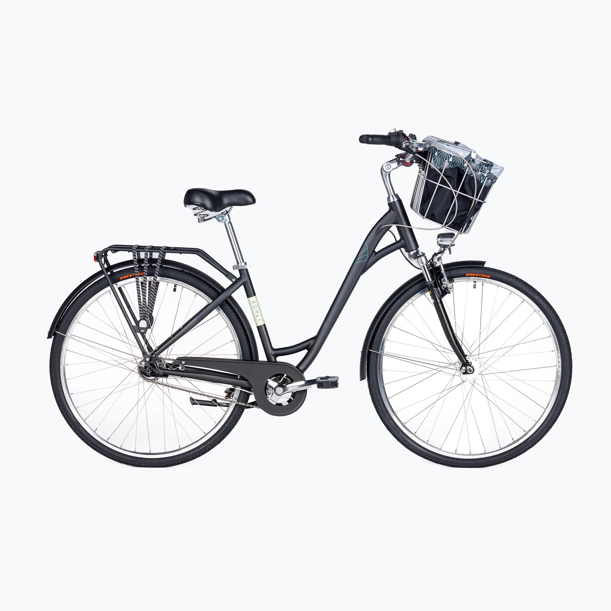 Dámske mestské bicykle Romet Art Deco Lux black 2228549 (Art Deco Lux 2228549)