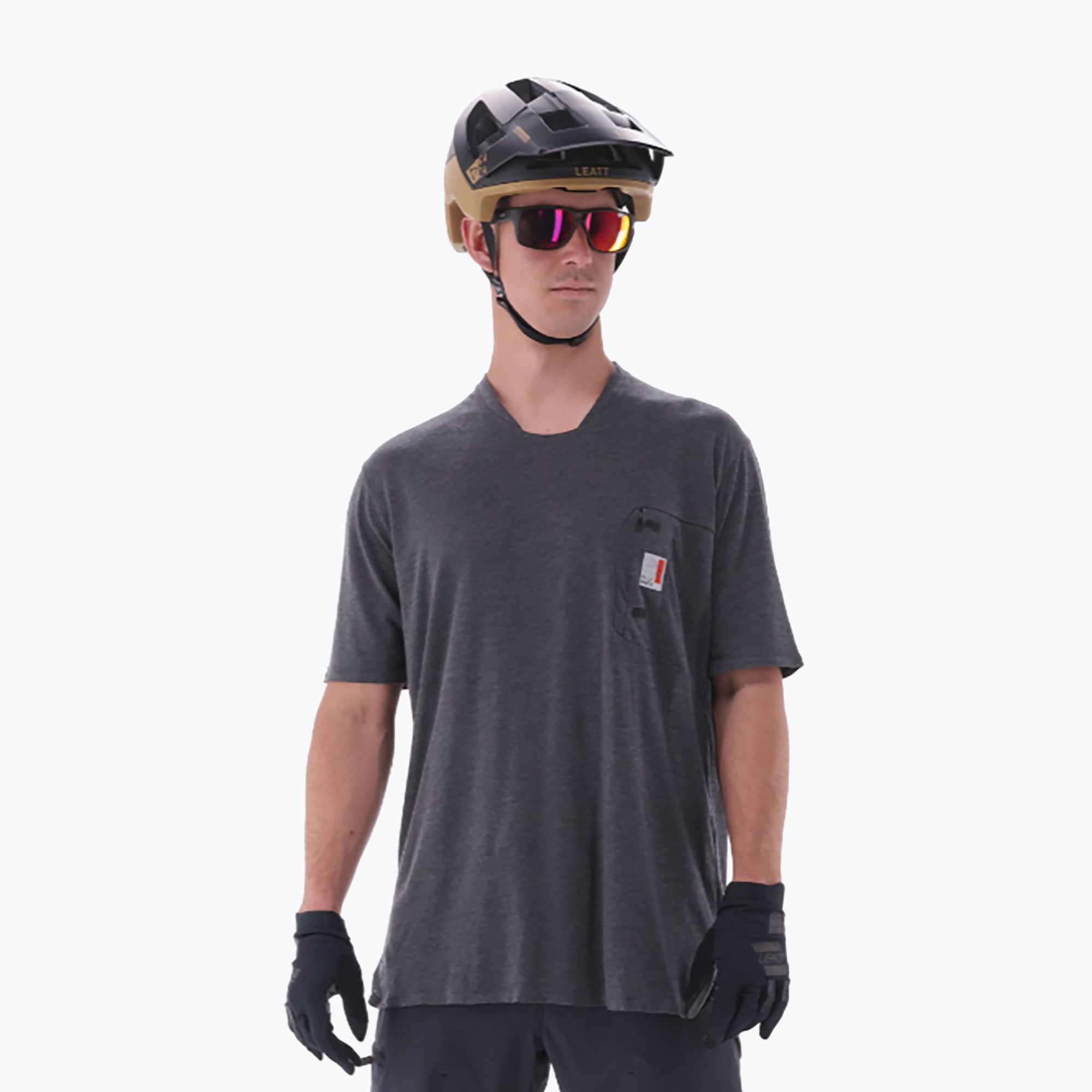 Pánsky cyklistický dres Leatt MTB AllMtn 2.0 čierny (MTB AllMtn 2.0 5024130115)