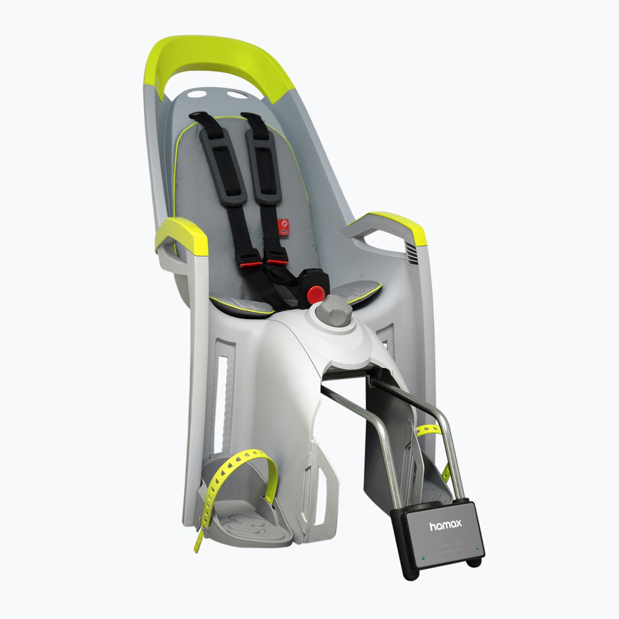 Sedačka na bicykel Hamax Amaze grey/lime