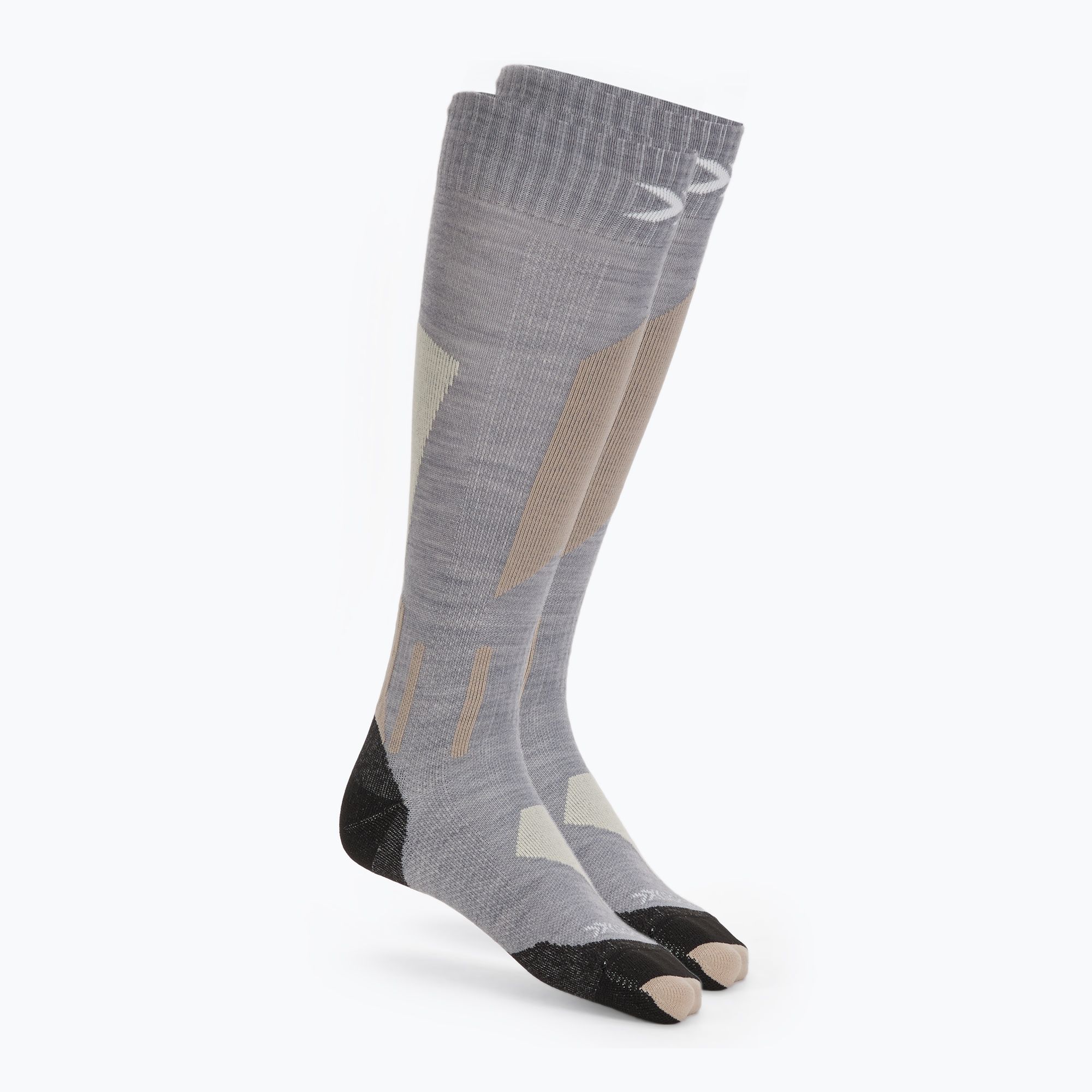 Lyžiarske ponožky X-Socks Ski Discover Merino Otc seal grey/light sand