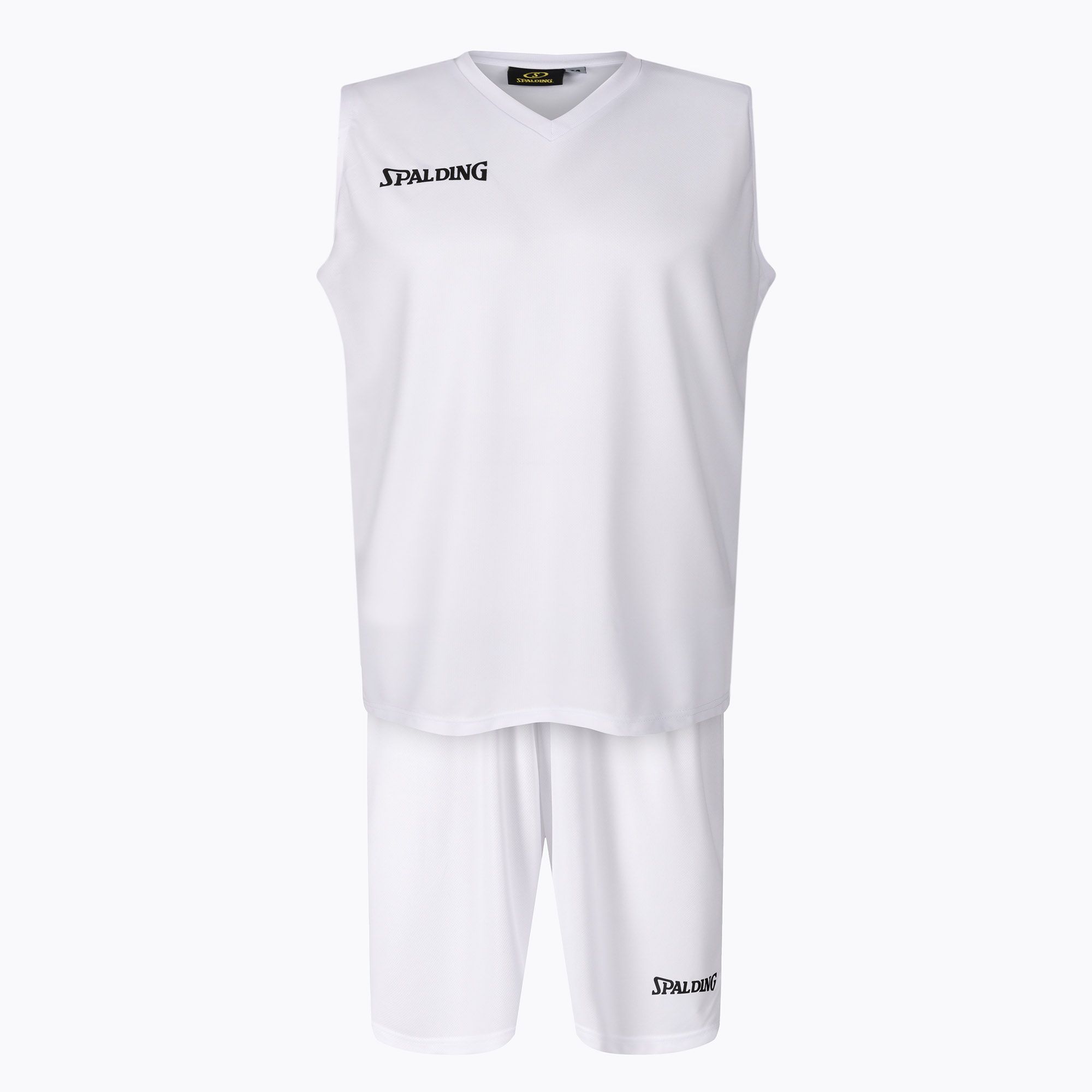 Spalding Atlanta 21 pánsky basketbalový set šortky + dres biely SP031001A221 (Atlanta 21 SP031001A221)
