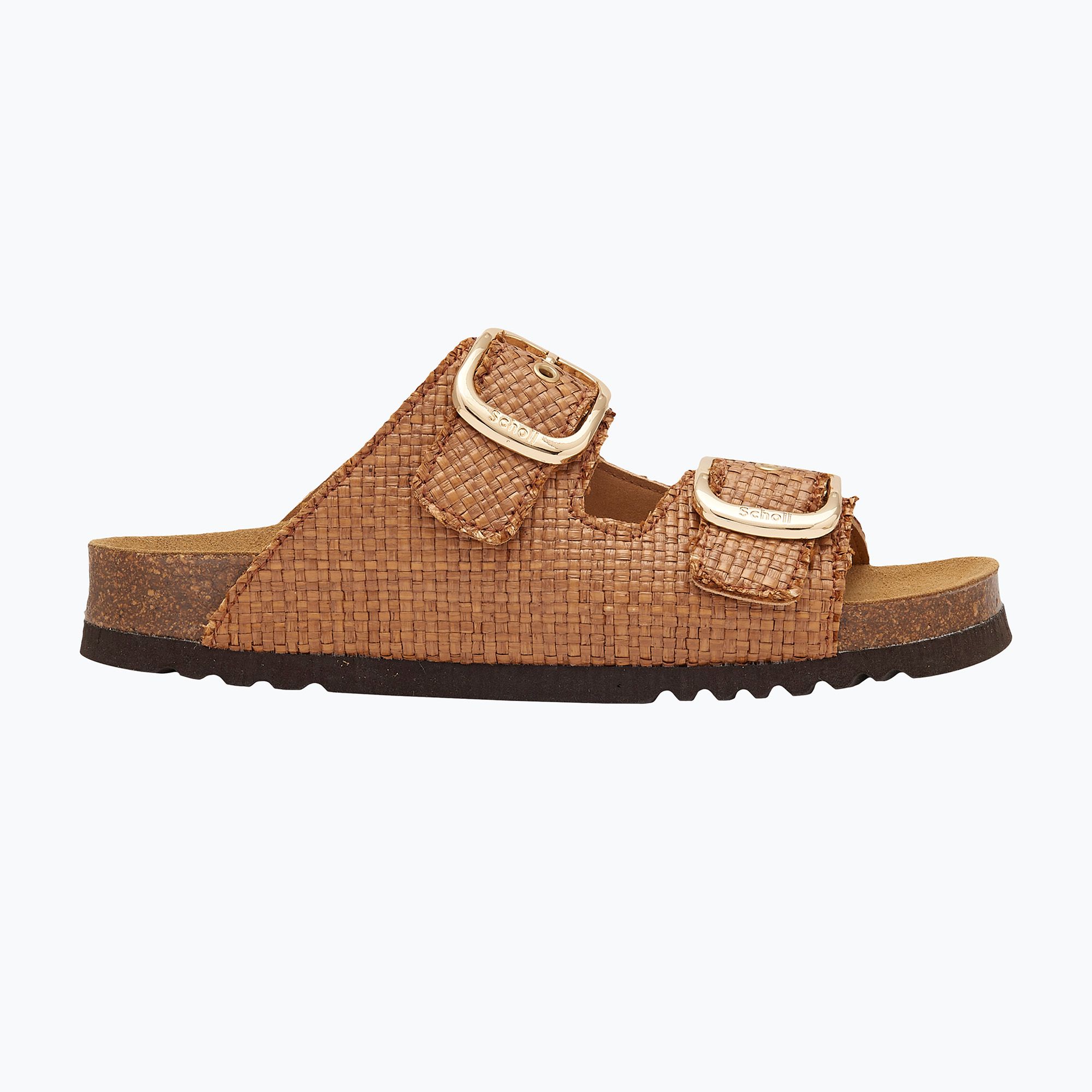 Dámske nazúvaky Scholl Noelle Raffia cognac (Noelle Raffia F322411175)