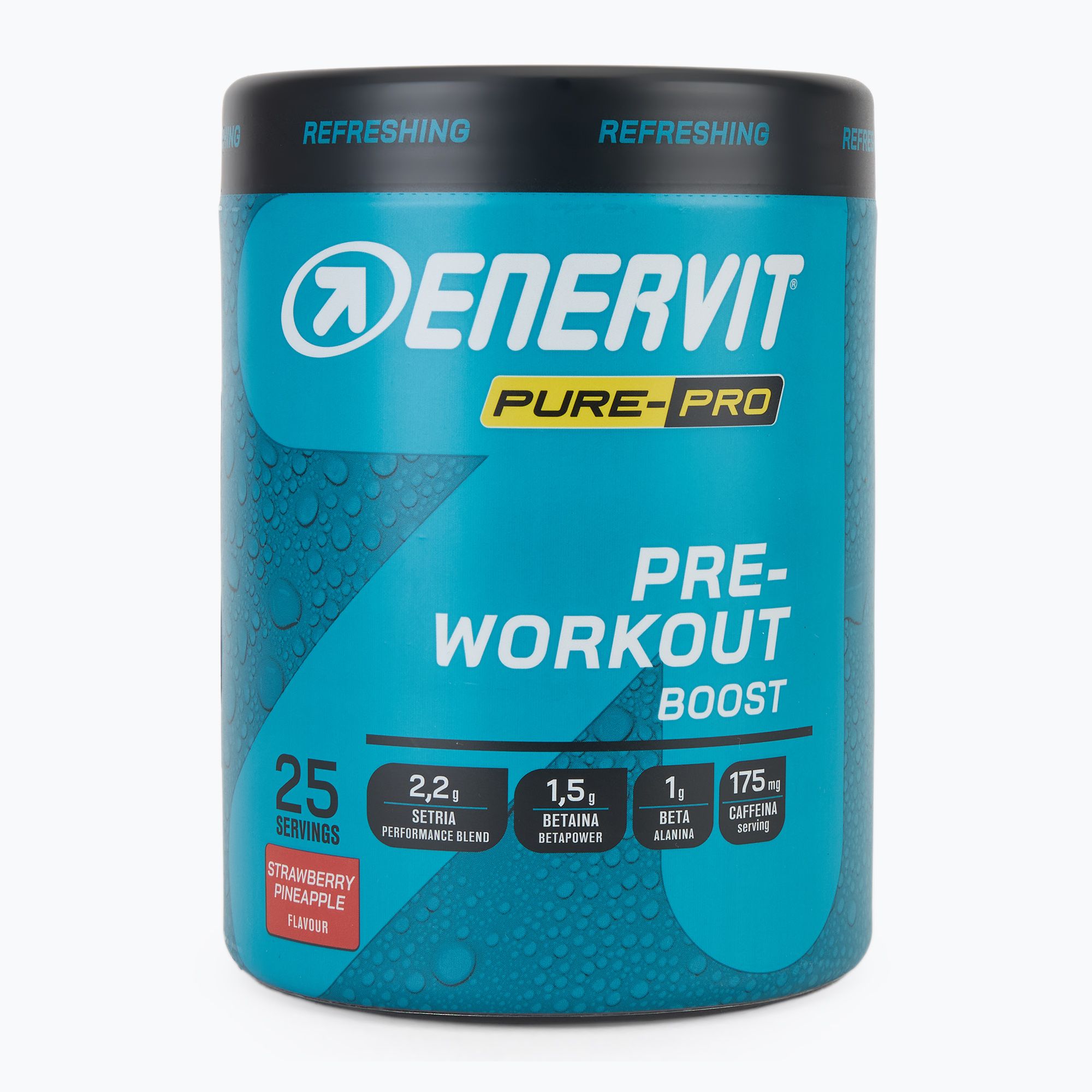 Enervit PurePro Pre Workout pred tréningom 313 g jahoda ananás (PurePro Pre Workout 92778)