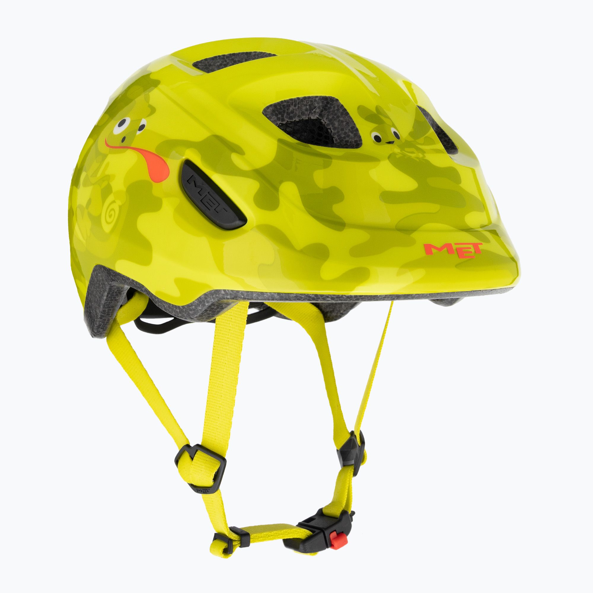 Detská cyklistická prilba MET Hooray lime chameleon lesklá (Hooray 3HM144CE00SLC1)