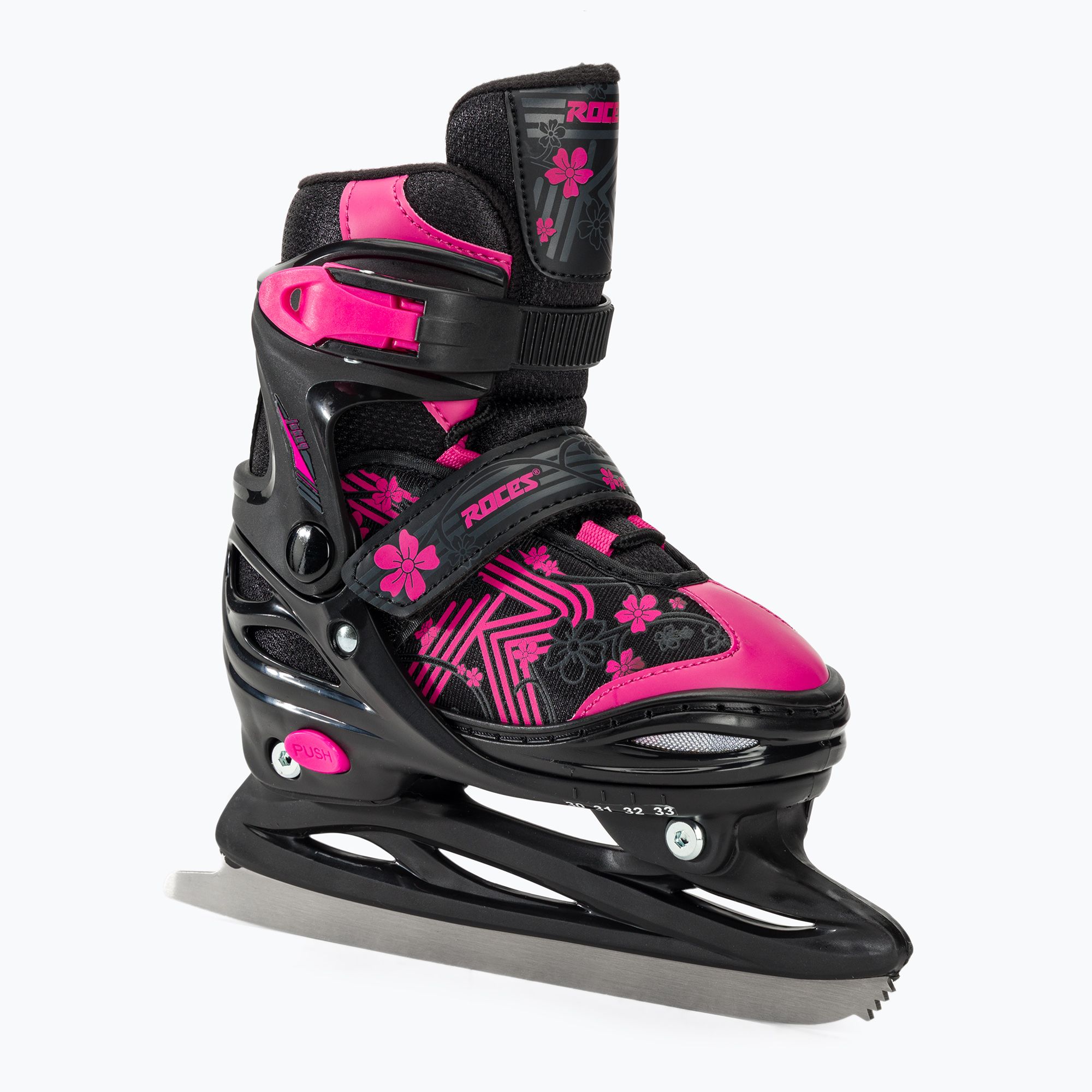 Detské korčule Roces Jokey Ice 3.0 Girl black/pink (Jokey Ice 3.0 Girl 450708)