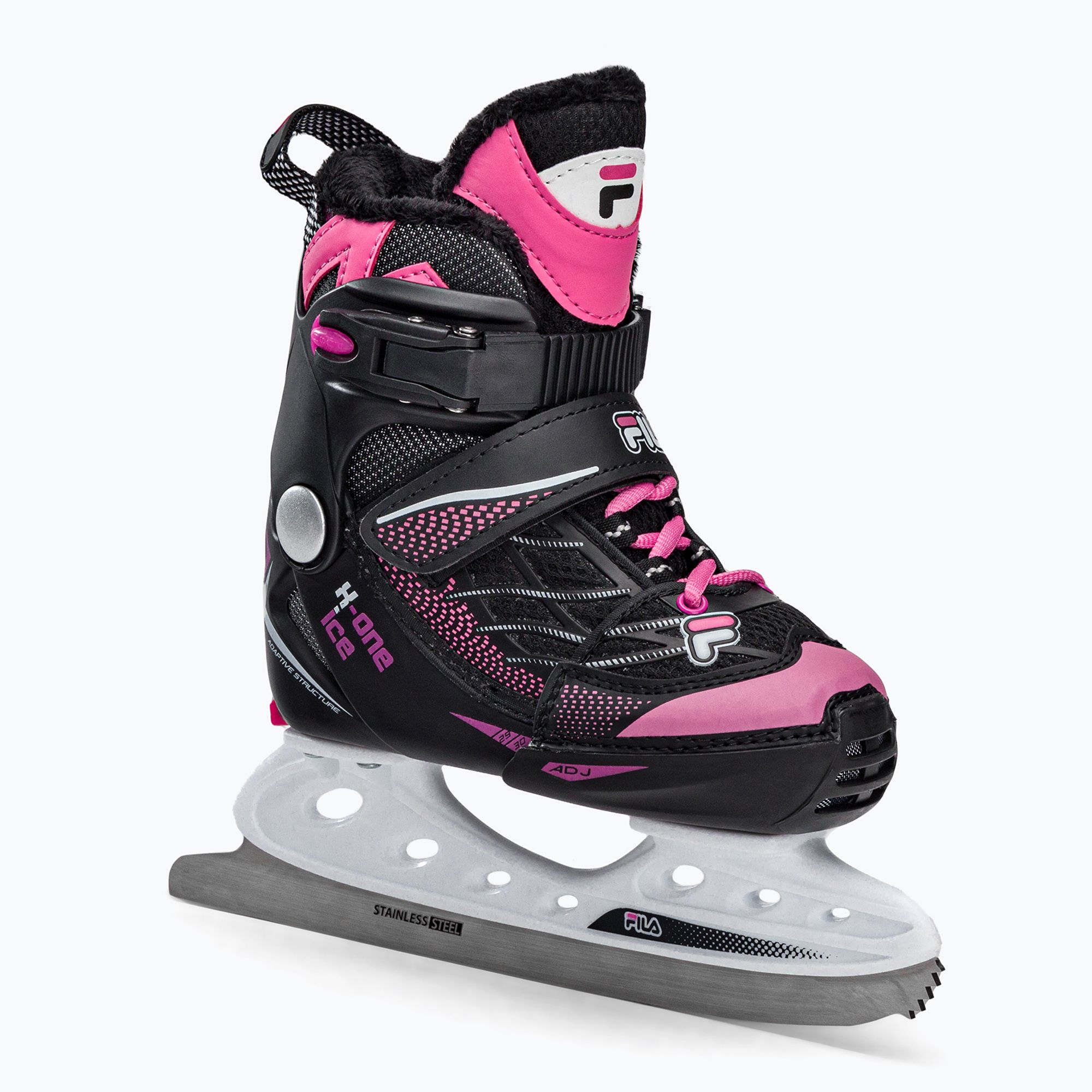 Detské korčule FILA X-One G black/pink (X-One G L)