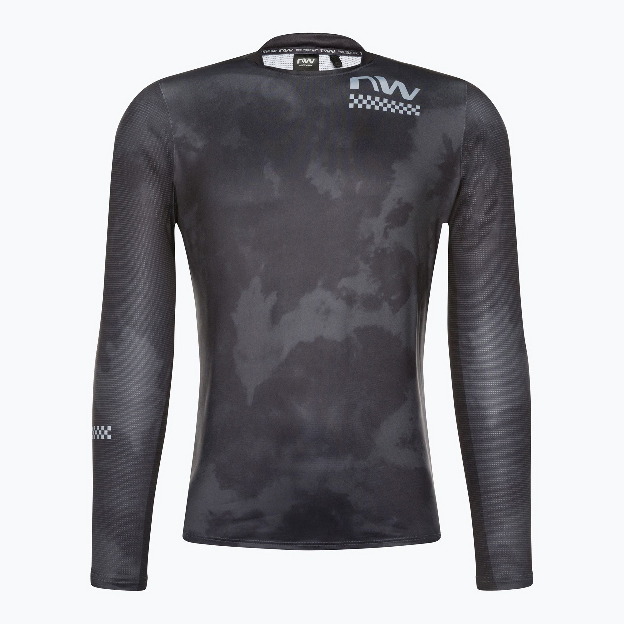 Pánsky cyklistický dres Northwave Bomb šedý 89221038 (Bomb 89221038)