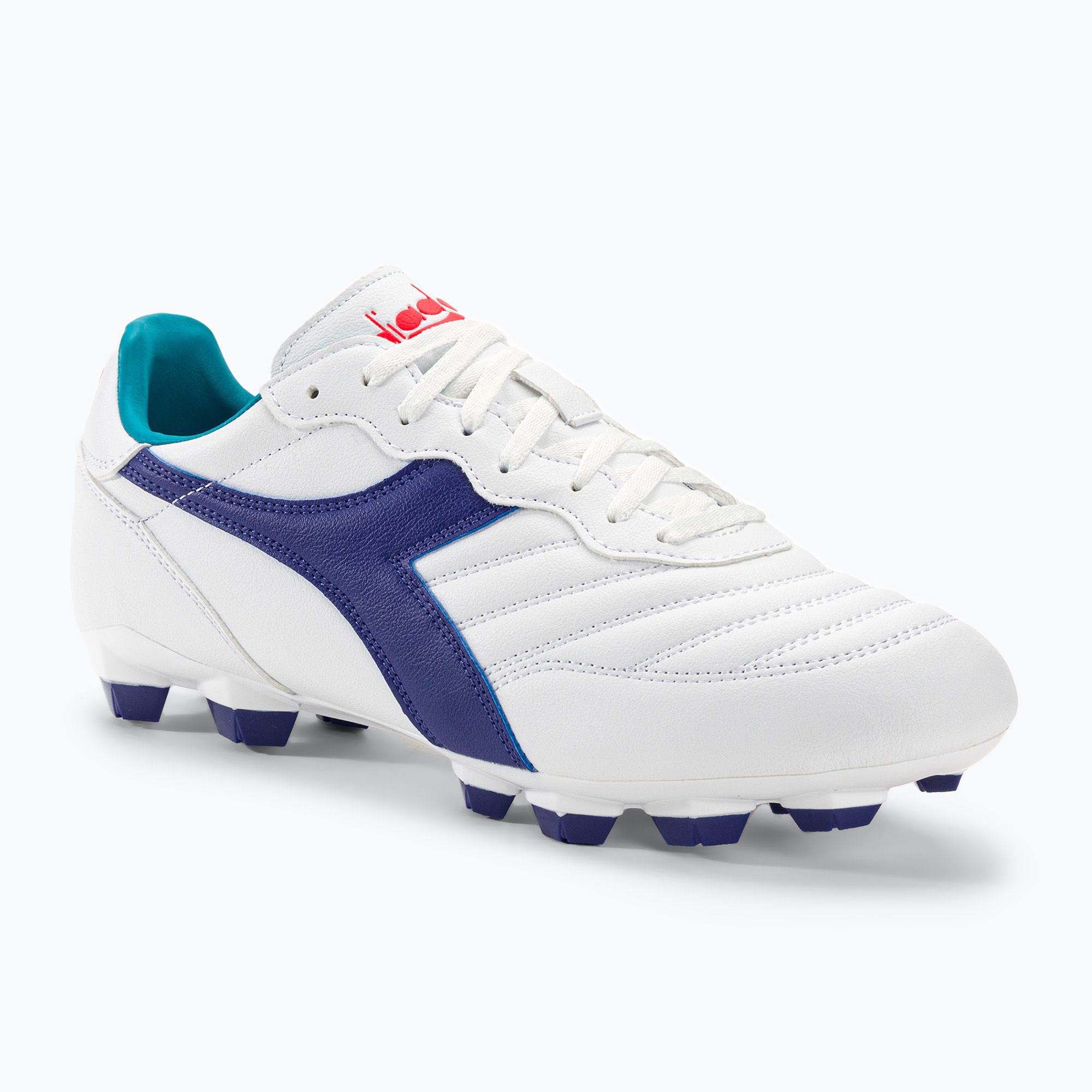 Pánske kopačky Diadora Brasil 2 R LPU white/navy (Brasil 2 R LPU DD-101.179603)