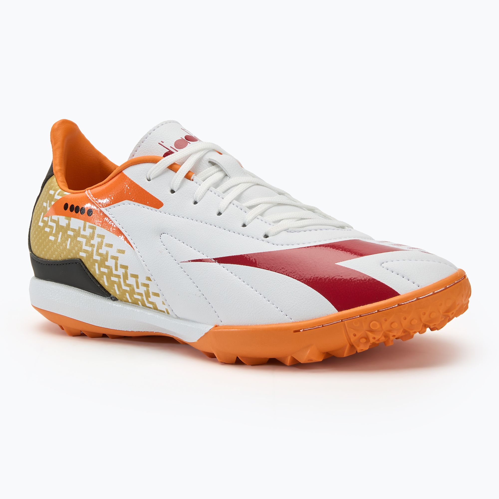 Pánske kopačky Diadora Maximus Elite R TFR white/chili pepper/russet orange (Maximus Elite R TFR DD-101.180707-D1022)