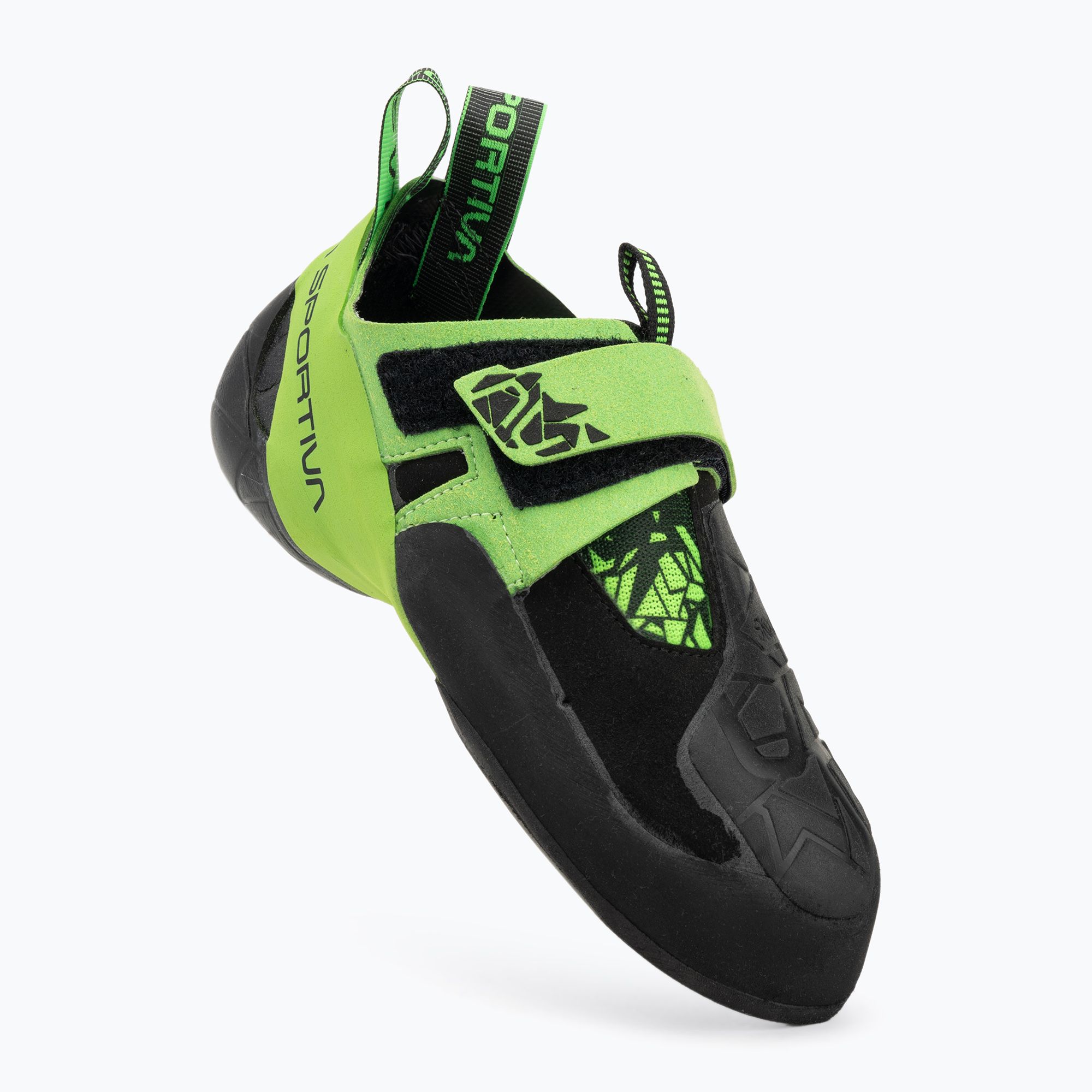 Lezecké topánky La Sportiva Skwama Vegan black/flash green (Skwama Vegan ZFCS074K00E24)