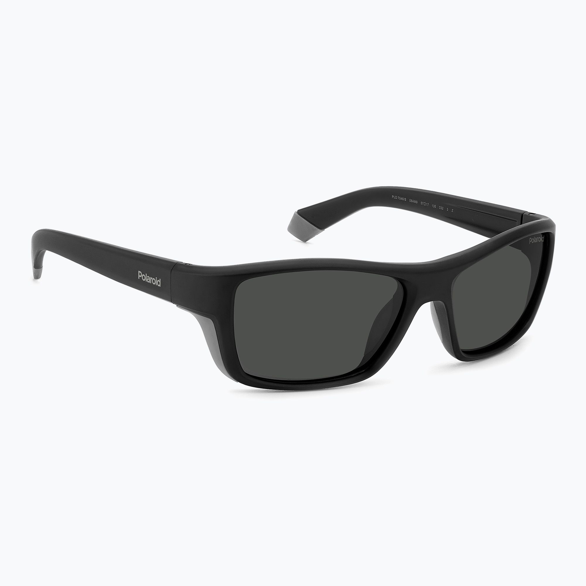 Pánske slnečné okuliare Polaroid PLD 7046/S black grey/grey polarized (PLD 7046/S 20534408A57M9)