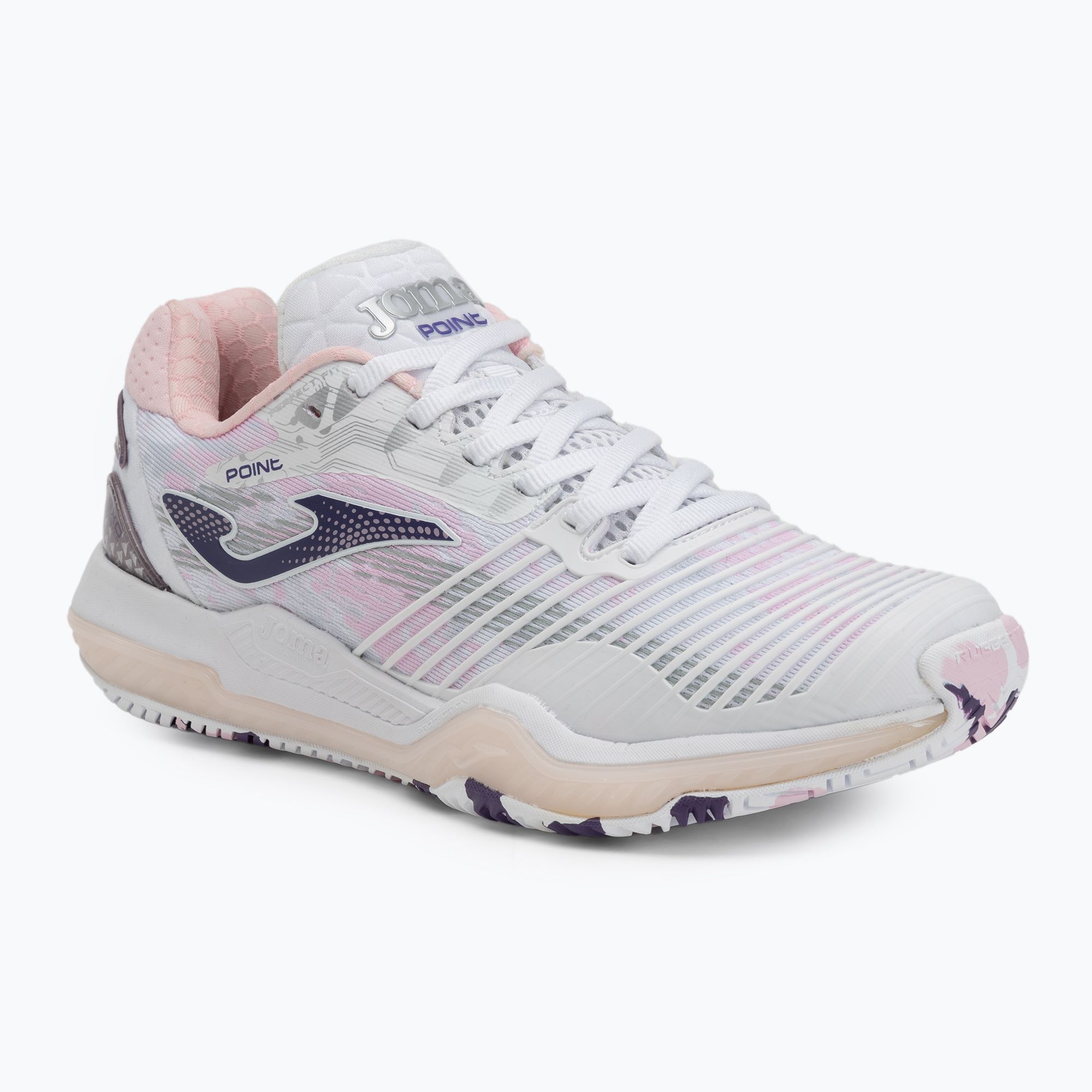 Dámska tenisová obuv Joma Point Lady AC white/pink (Point Lady AC TPOILW2402AC)