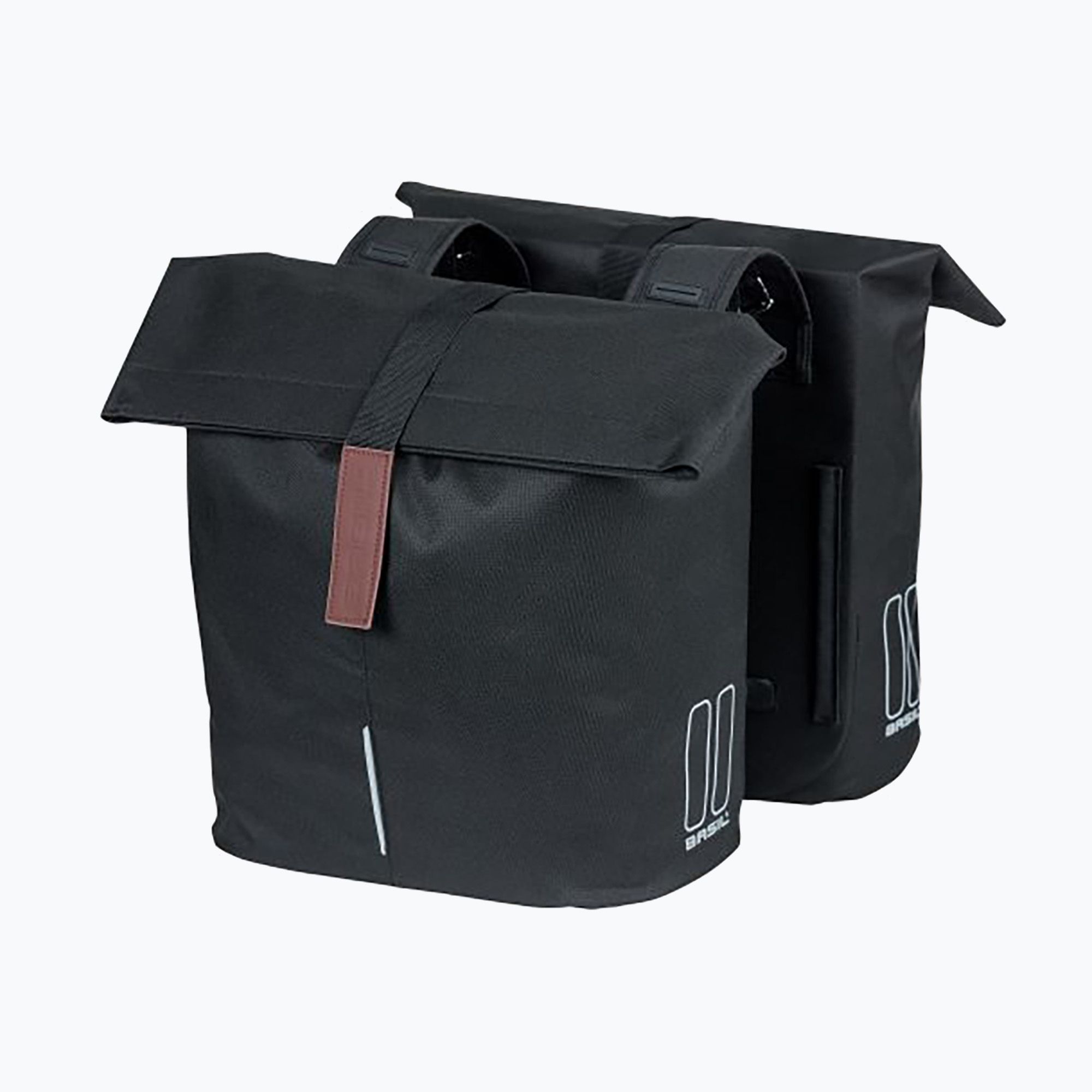 Taška na nosič na bicykel Basil Bloom City Double Bag čierna B-1871 (City Double Bag B-18071)