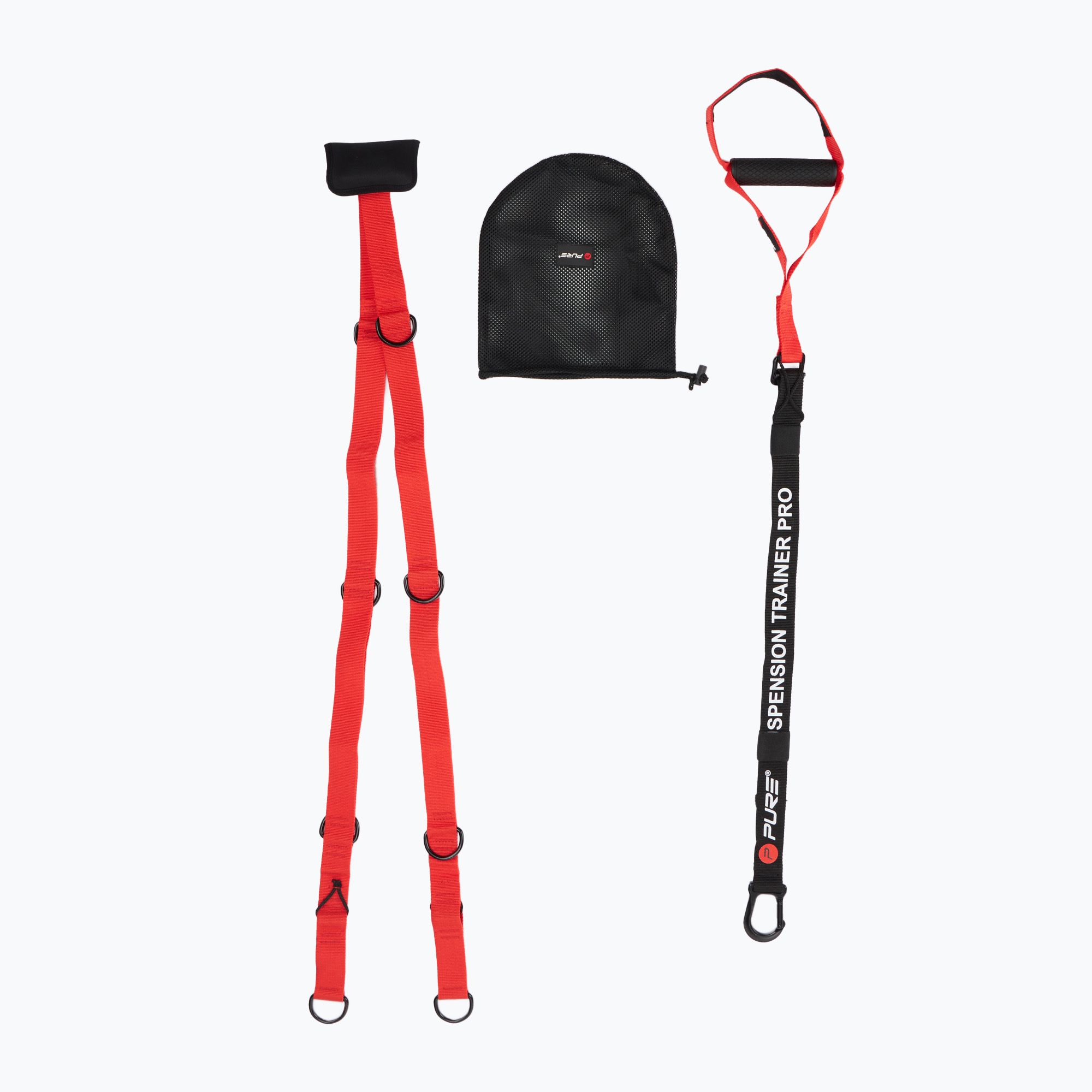 Popruhy Pure2Improve Suspension Trainer Pro červené/čierne 2214 (Suspension Trainer 2214)