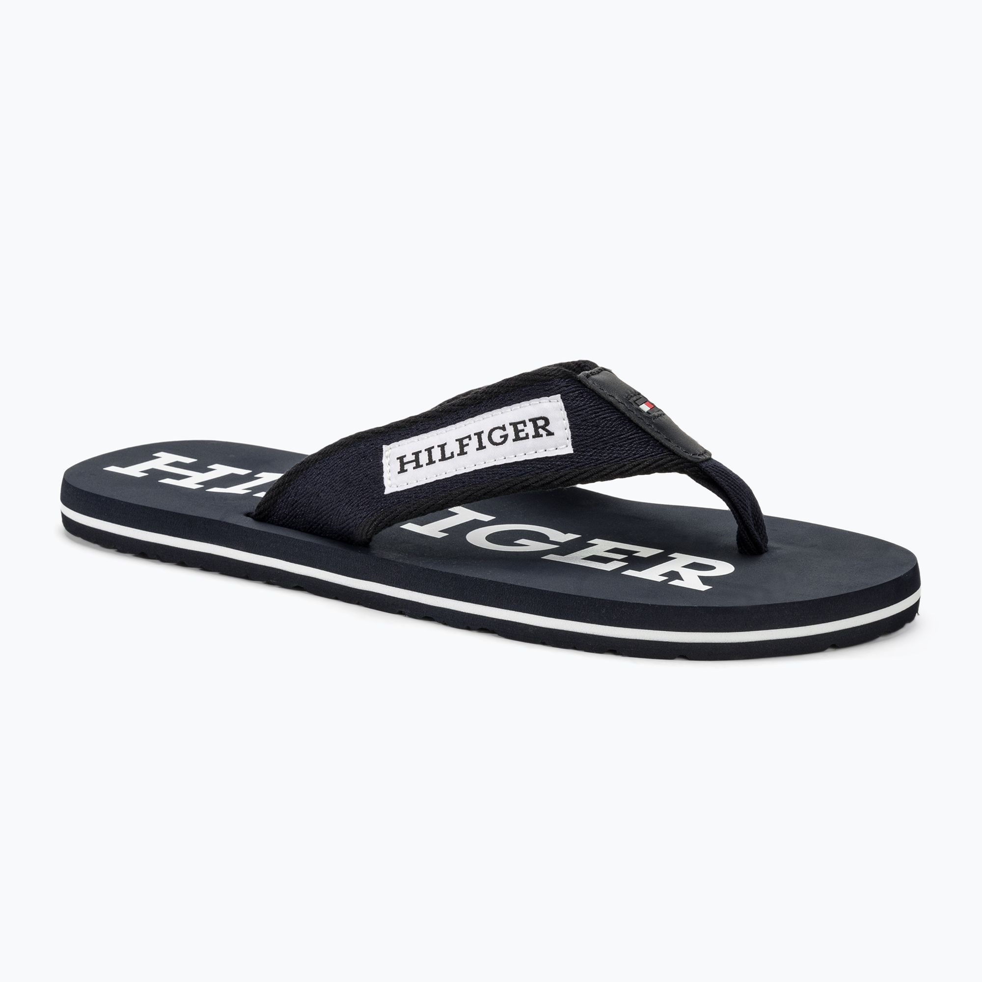 Pánske žabky Tommy Hilfiger Patch Beach Sandal desert sky (Patch Beach Sandal FM0FM05024)