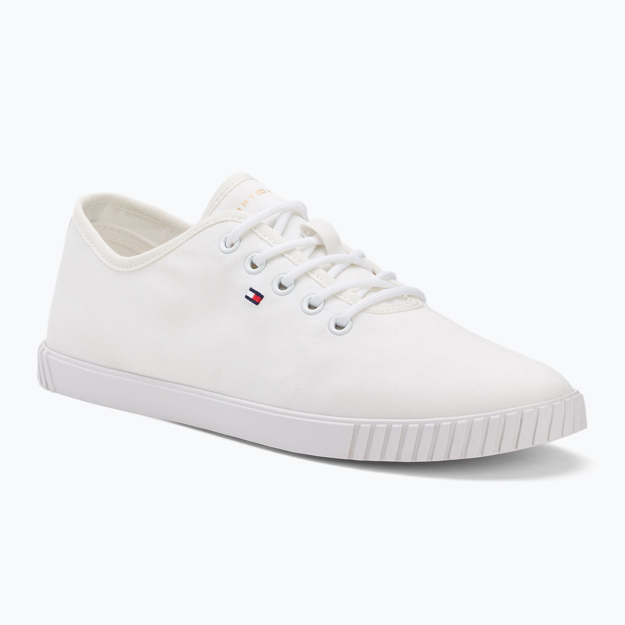 Dámske tenisky Tommy Hilfiger Canvas Lace Up white (Canvas Lace Up FW0FW08641YBS)