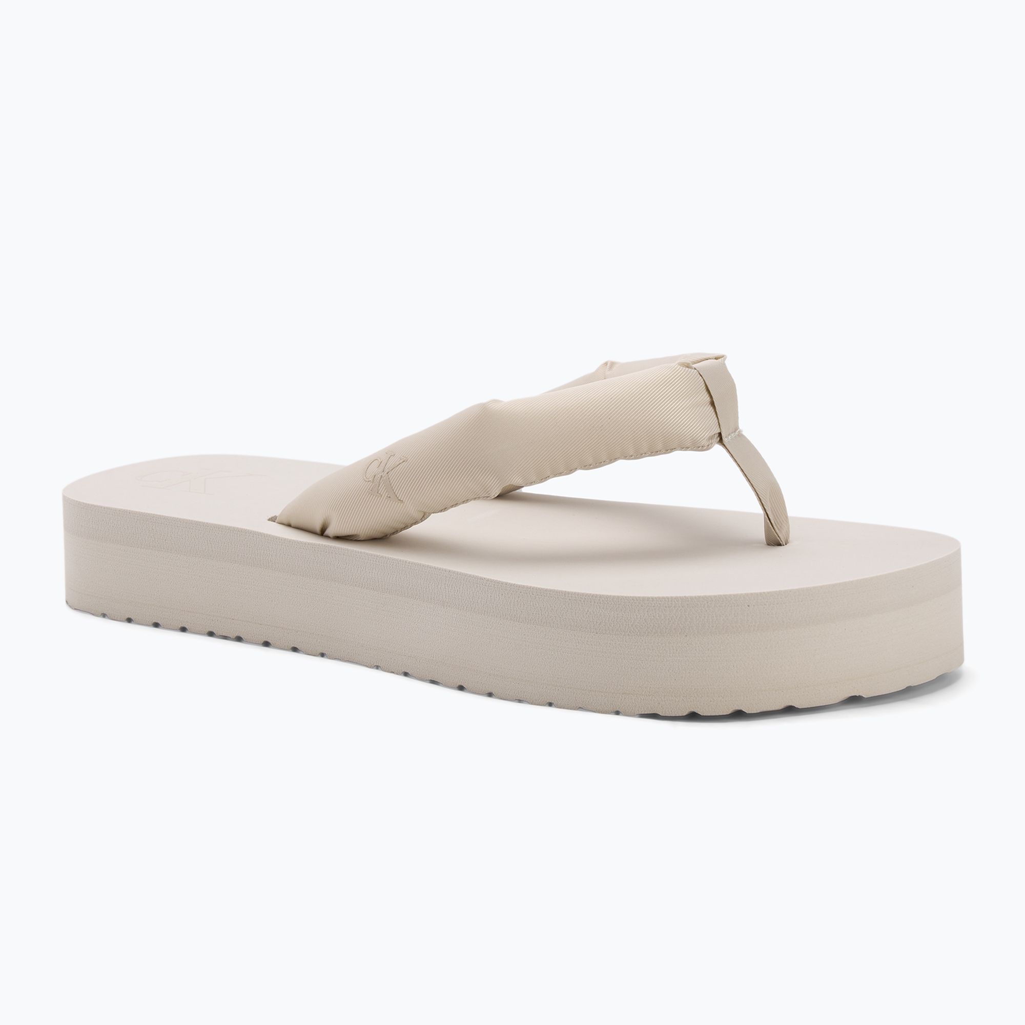 Dámske plážové sandále Calvin Klein YW0YW01723 Flatform Ttxr Saténové ...