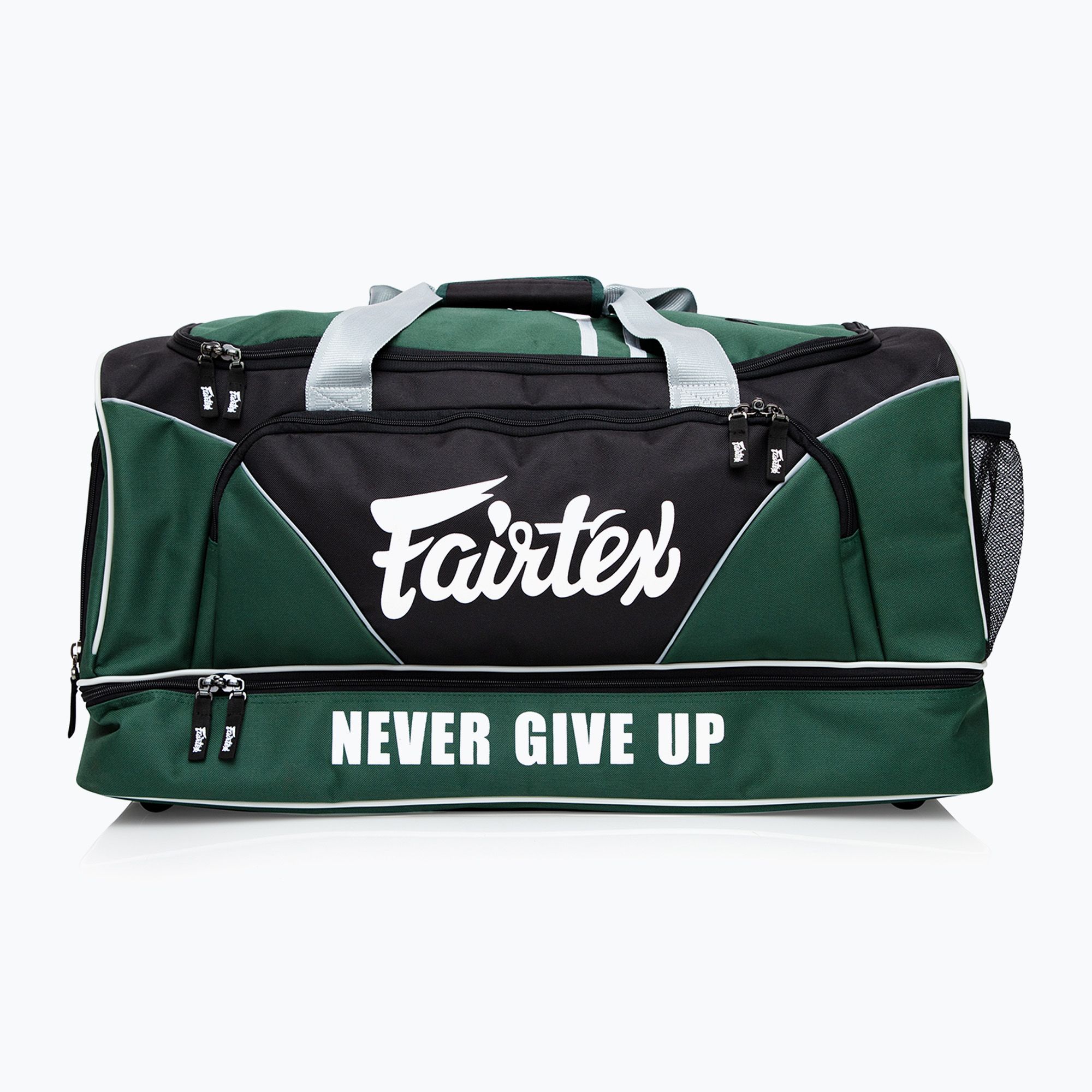 Taška na cvičenie Fairtex zelená/čierna (Gym Bag BAG2-GN-BK)