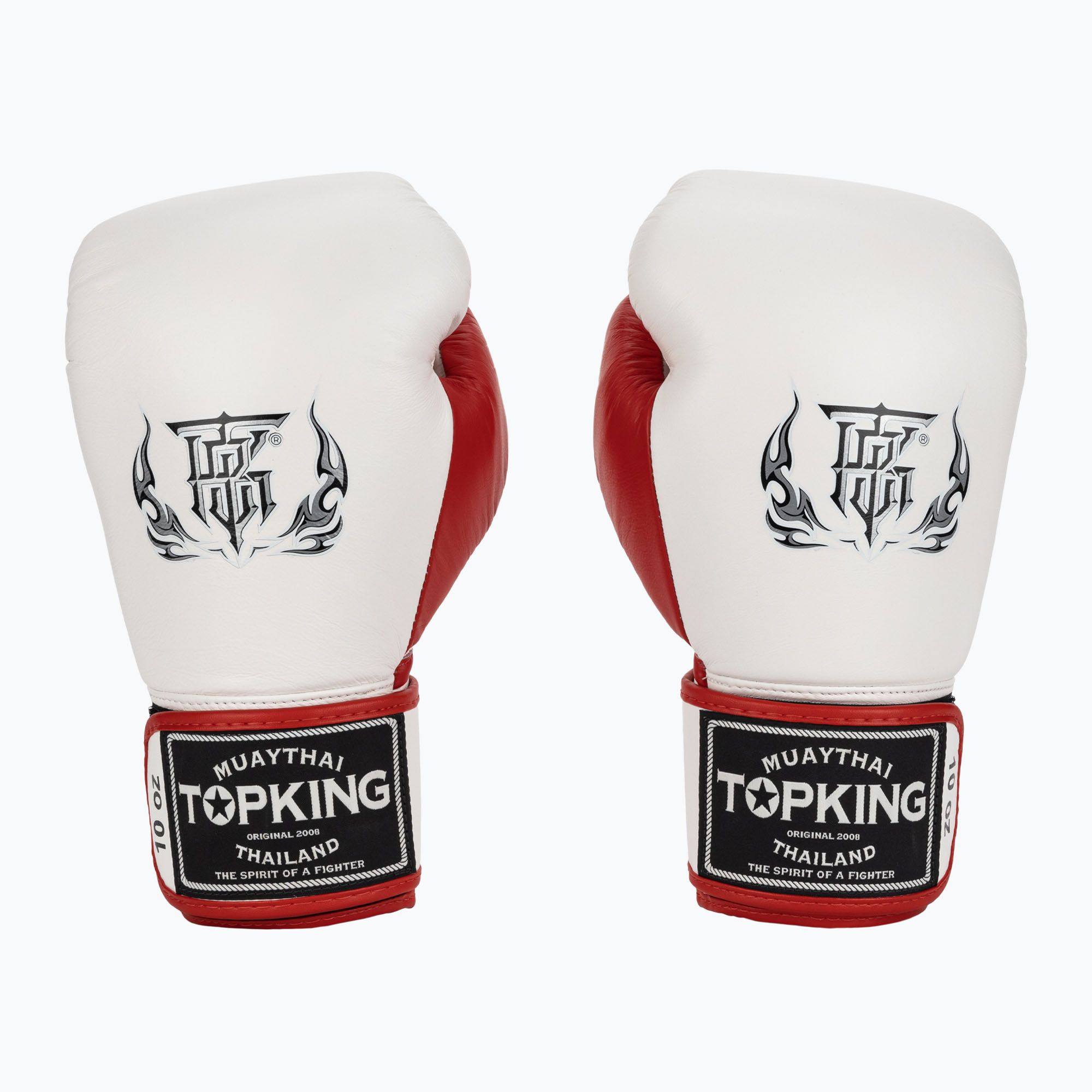 Boxerské rukavice Top King Boxing Reborn white/red (Boxing Reborn TKBGRB-WH-RD)