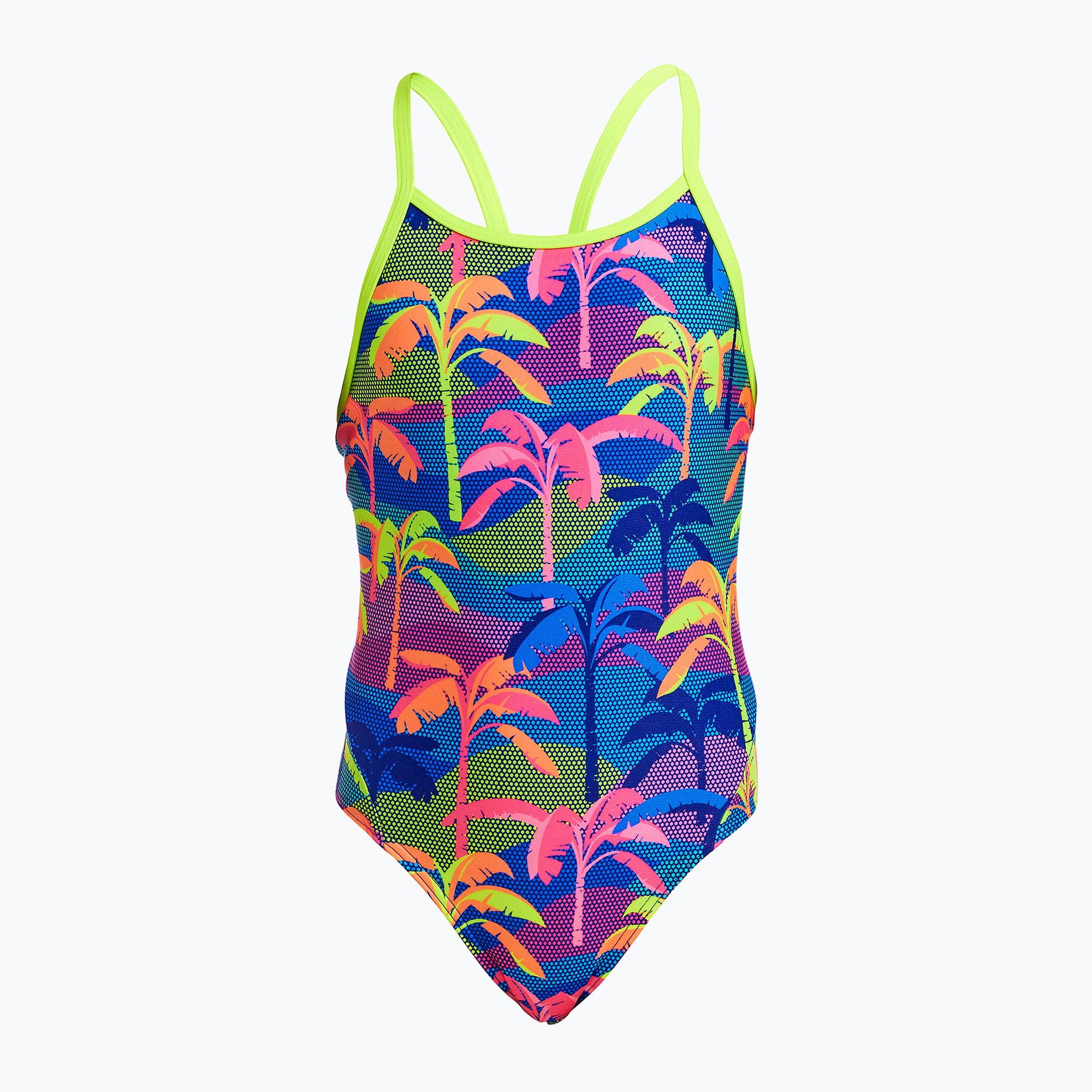 Detské jednodielne plavky Funkita Diamond Back One Piece palm a lot