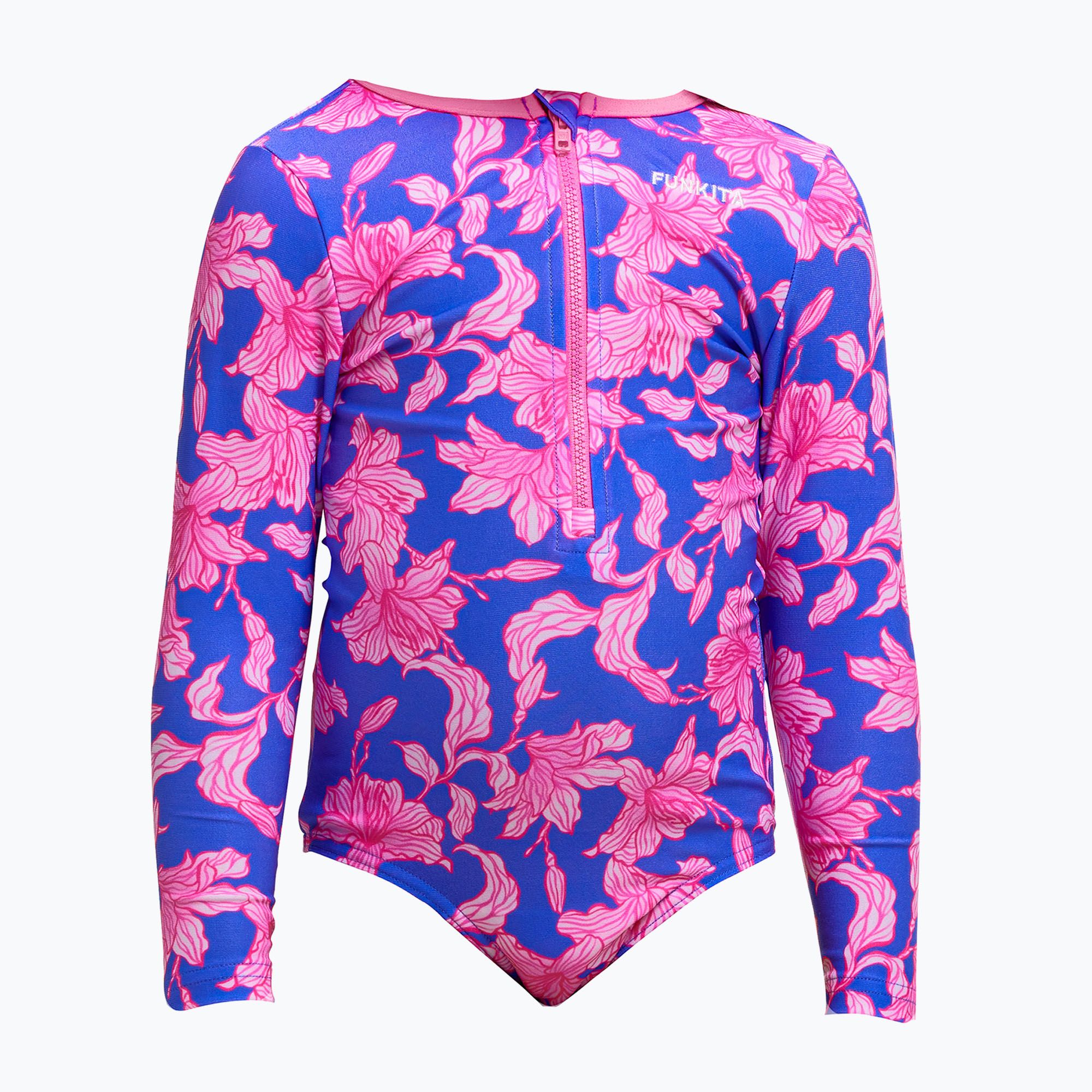 Detské jednodielne plavky Funkita Sun Cover One Piece perfect petal (Sun Cover One Piece FKS063G7188703)