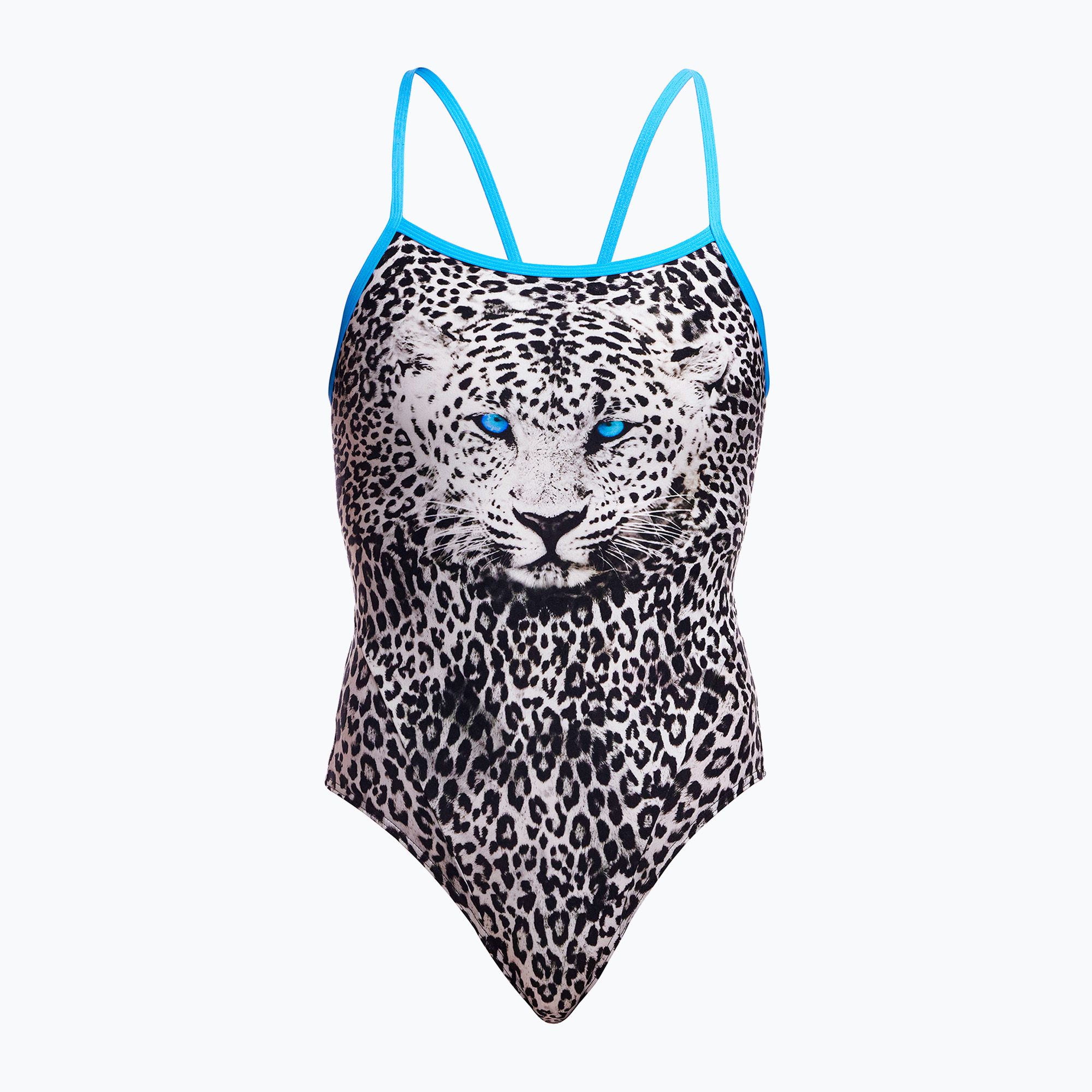 Dámske jednodielne plavky Funkita Single Strap One Piece white walker (Single Strap One Piece FKS030L7192908)