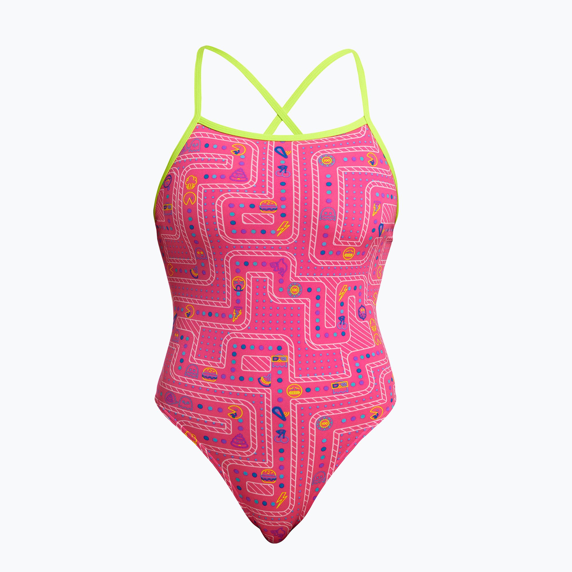 Detské jednodielne plavky Funkita Tie Me Tight One Piece packed pink (Tie Me Tight One Piece FKS036G7207514)