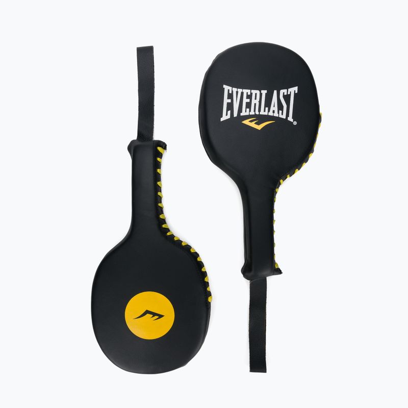 EVERLAST Lea Punch Paddle kožené tenisky čierne EV4088 2