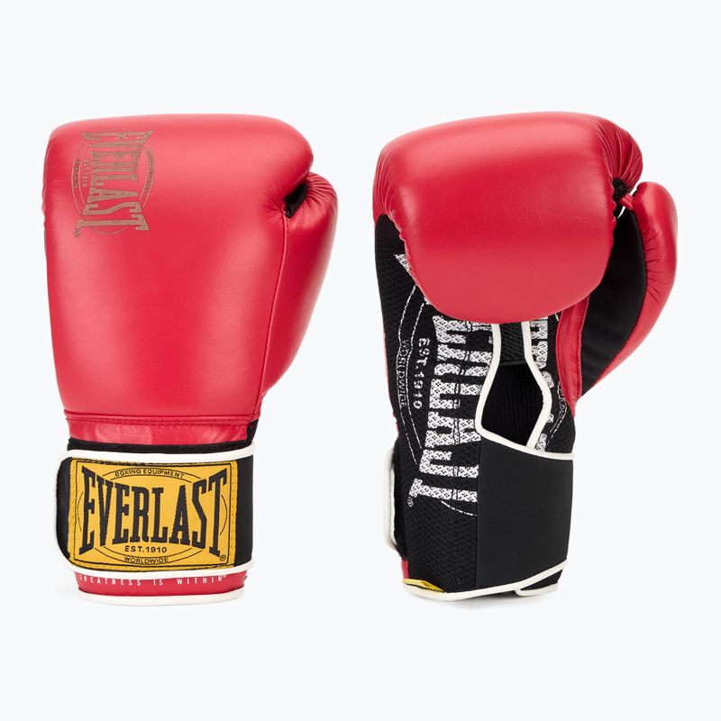 Boxerské rukavice Everlast 1910 Classic červené 3