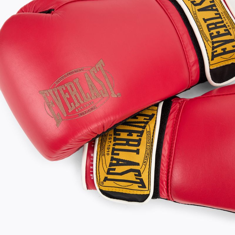 Boxerské rukavice Everlast 1910 Classic červené 5