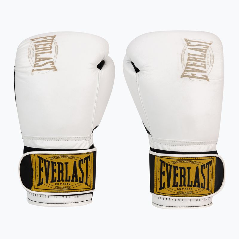 EVERLAST 1910 Klasické biele boxerské rukavice EV1910