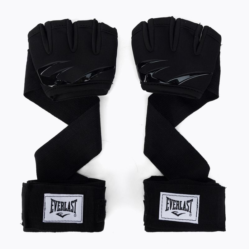 EVERLAST 4345 gélové vnútorné rukavice s popruhom čierne EV4345