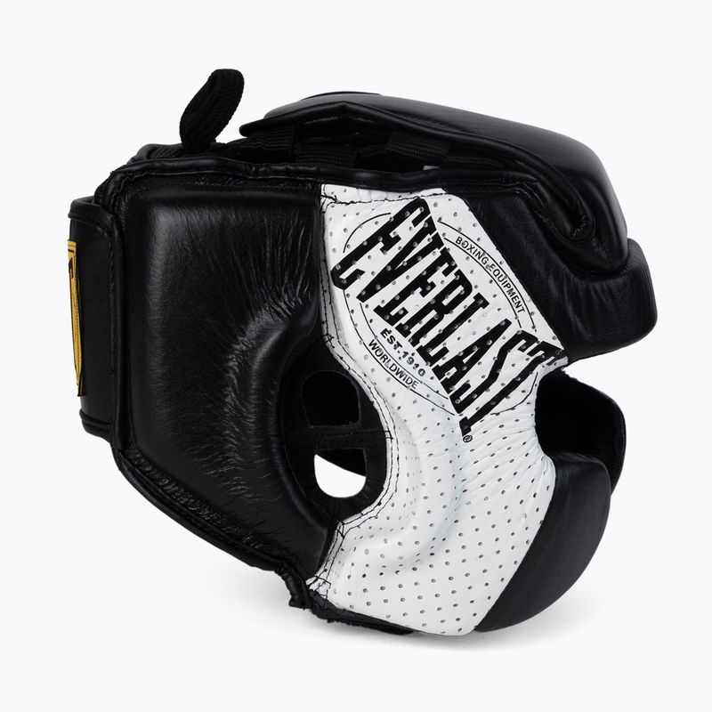 Pánska boxerská prilba EVERLAST Leather 1910 black EV4820 2