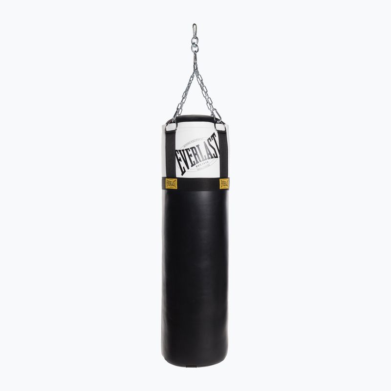 EVERLAST Kožená tréningová taška Shell čierna EV583