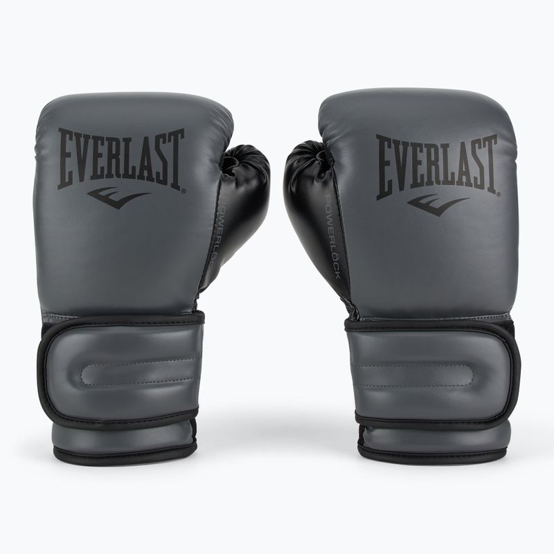 Boxerské rukavice Everlast Powerlock 2 charocal 2