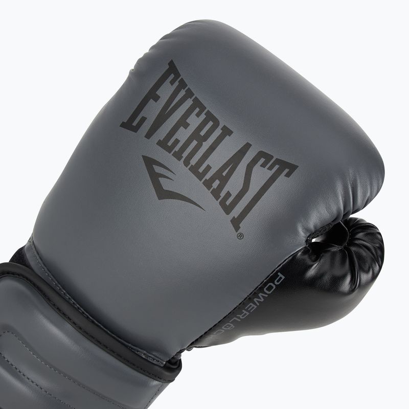Boxerské rukavice Everlast Powerlock 2 charocal 5