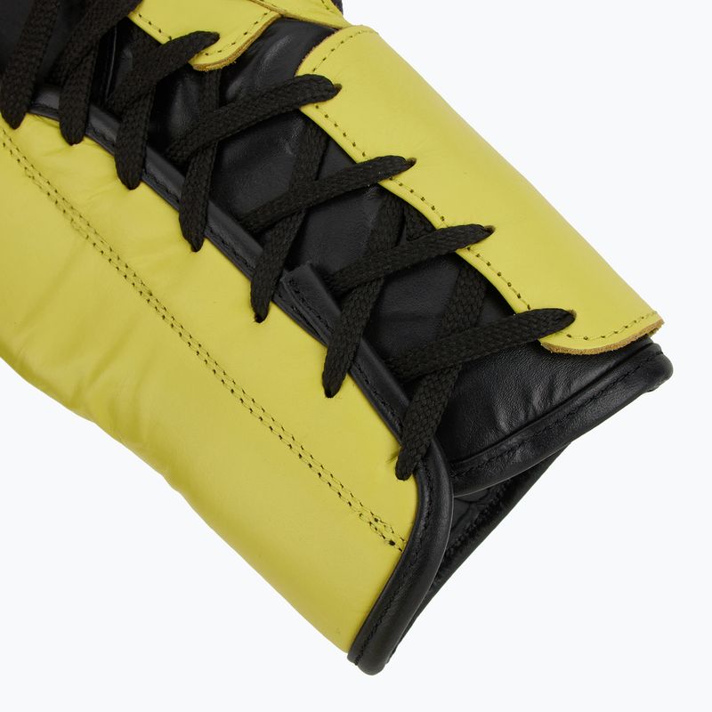 Boxerské rukavice Everlast Powerlock 2 Laced Pro Training neónovo žlté 6
