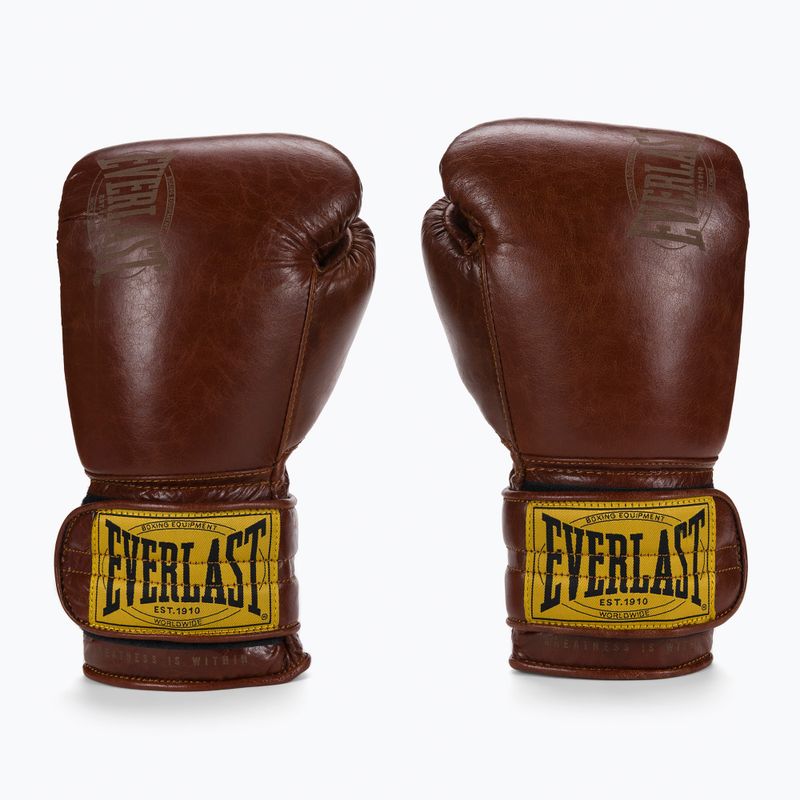 EVERLAST 1910 Classic Pro hnedé boxerské rukavice EV1910PRO
