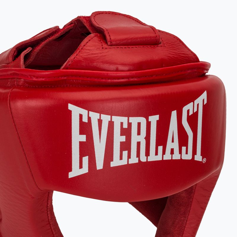 Boxerská prilba Everlast Amateur Competition Headgear red 4