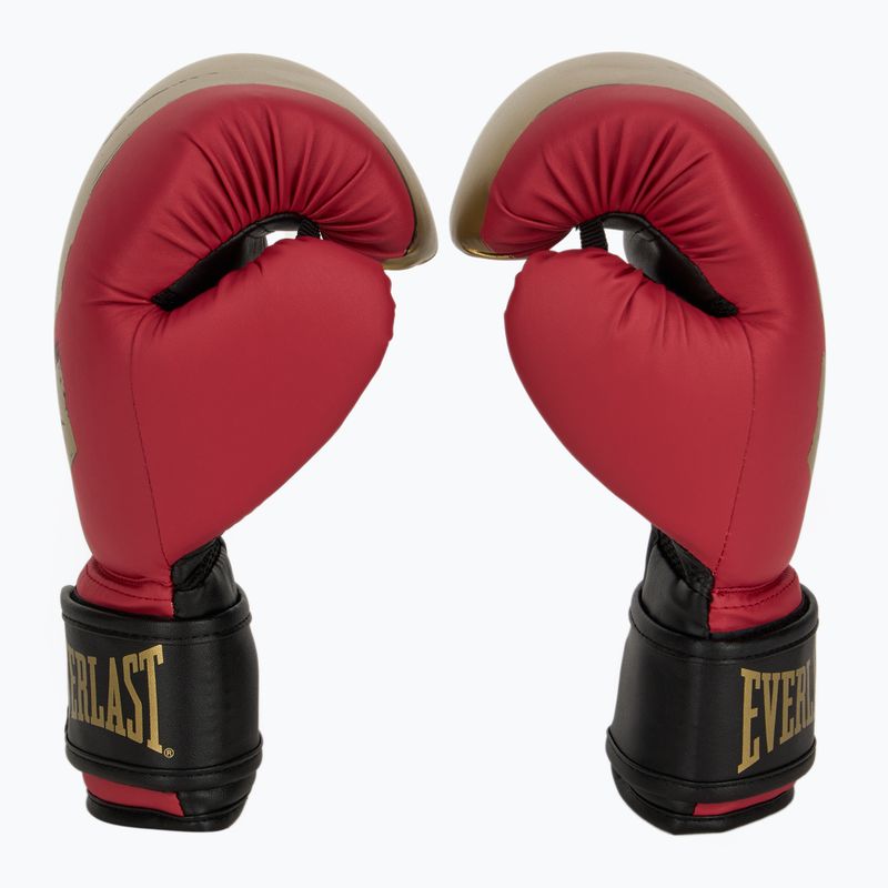 Boxerský set Everlast Prospect 2 prilba + lapy + rukavice red/gold 4