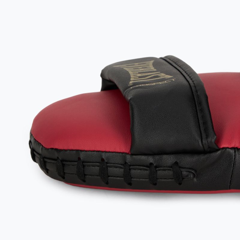 Boxerský set Everlast Prospect 2 prilba + lapy + rukavice red/gold 11