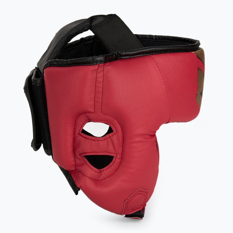 Boxerský set Everlast Prospect 2 prilba + lapy + rukavice red/gold 13