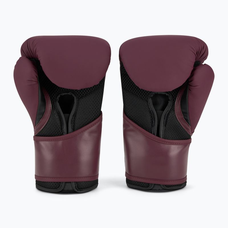 Boxerské rukavice Everlast Pro Style Elite 2 bordovej farby 3
