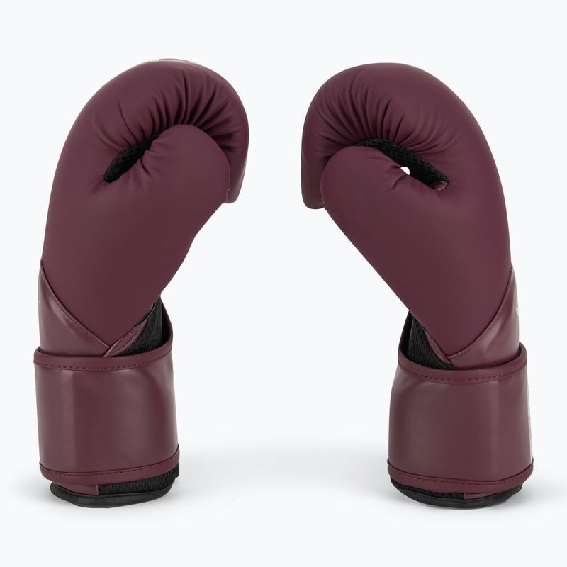 Boxerské rukavice Everlast Pro Style Elite 2 bordovej farby 4