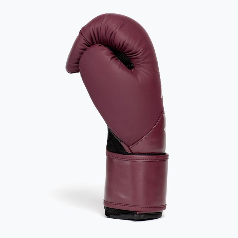 Boxerské rukavice Everlast Pro Style Elite 2 bordovej farby 3