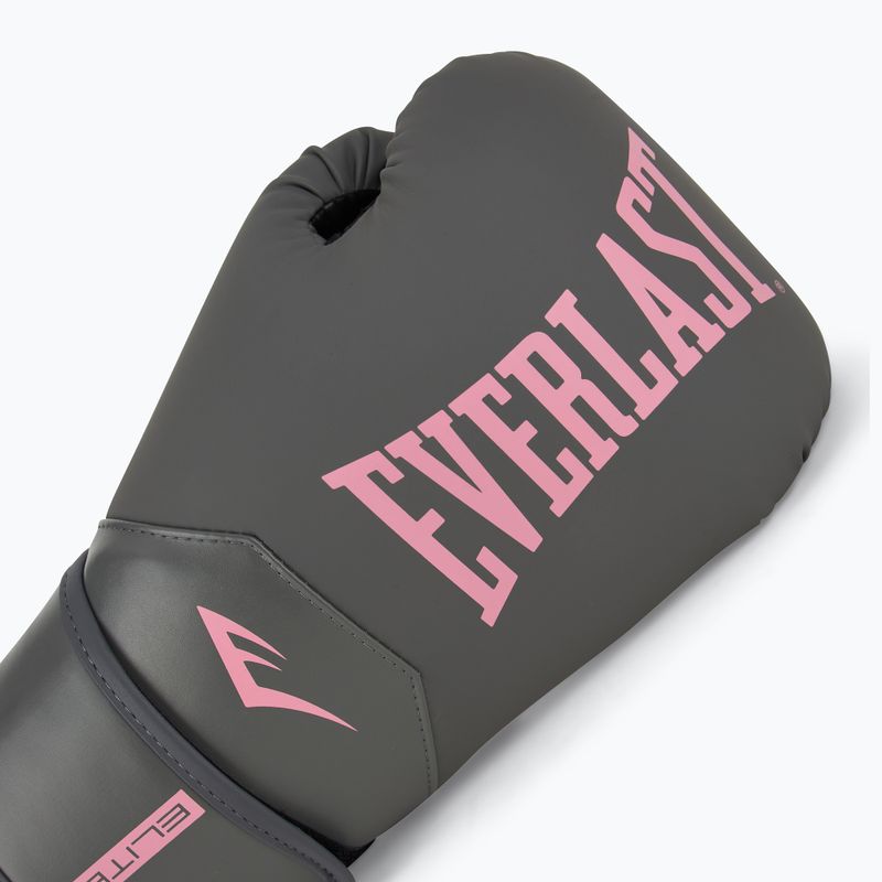 Boxerské rukavice Everlast Pro Style Elite 2 sivo-ružové 5