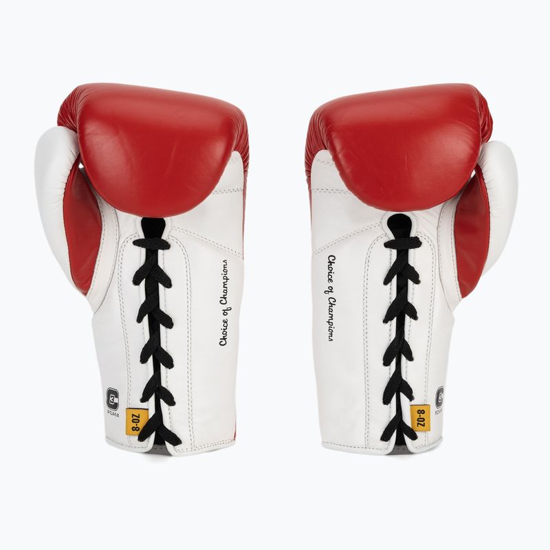 Boxerské rukavice Everlast Powerlock OG Pro Fight red/white 3