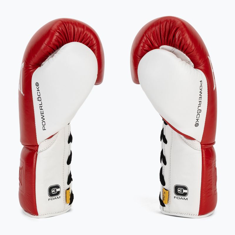 Boxerské rukavice Everlast Powerlock OG Pro Fight red/white 4