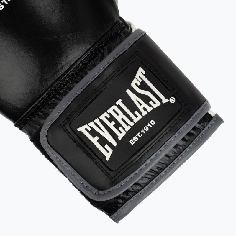 Boxerské rukavice Everlast Powerlock OG H&L Leather Advanced Training black/white 6
