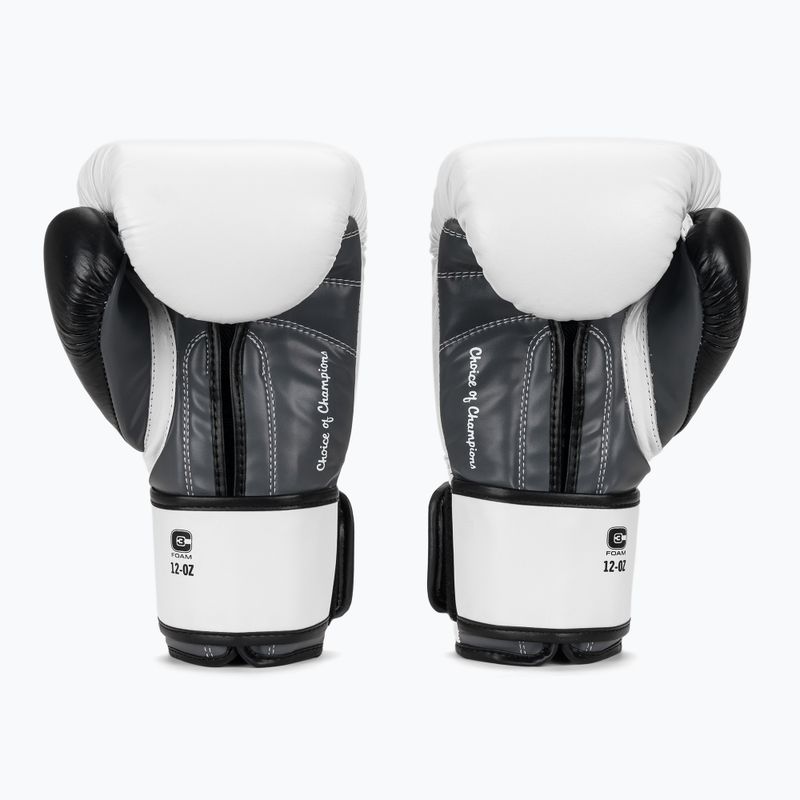 Boxerské rukavice Everlast Powerlock OG H&L Leather Advanced Training white/black 3